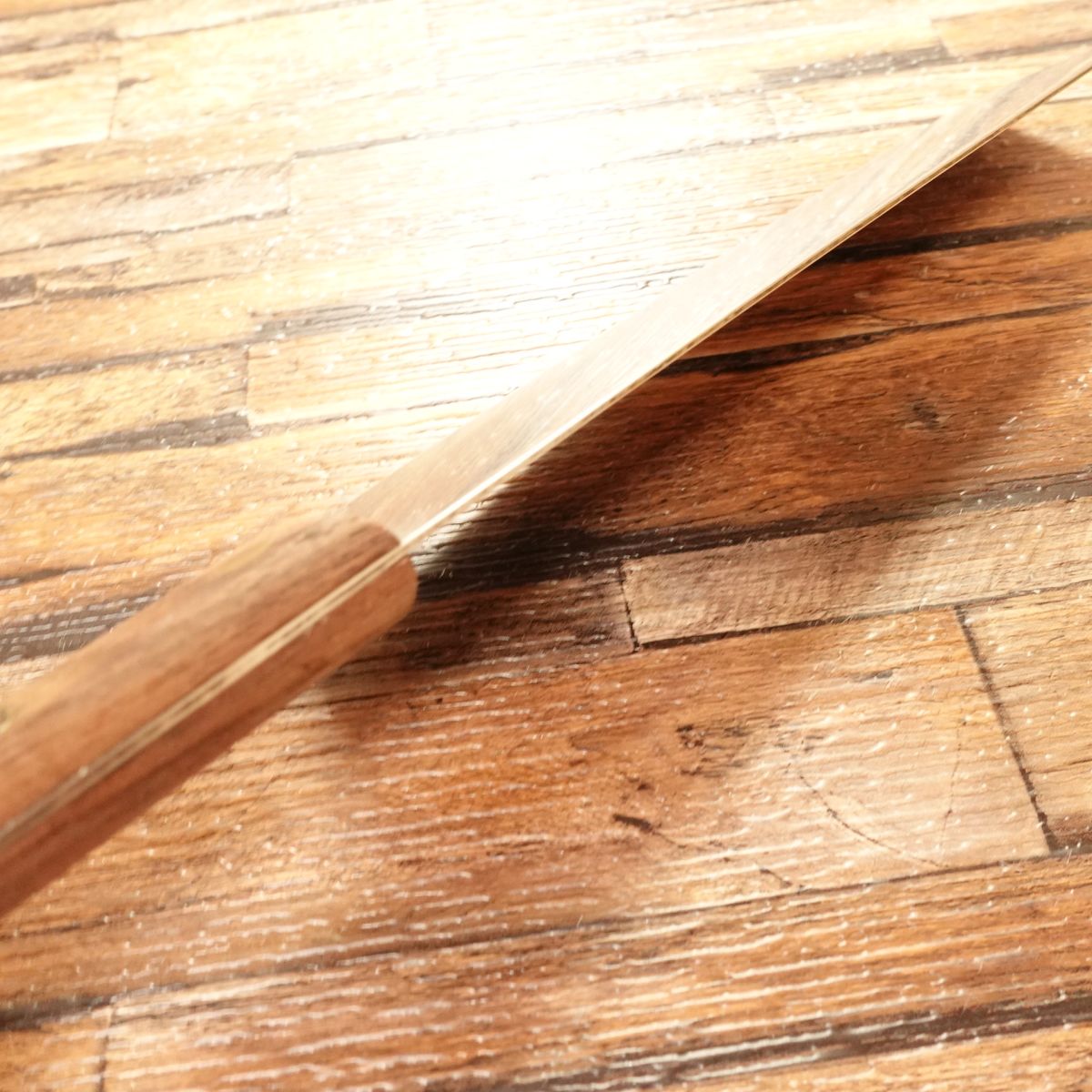 Ryuou Nakiri Knife, Sharpened, Warikomi, Steel Core, 160mm