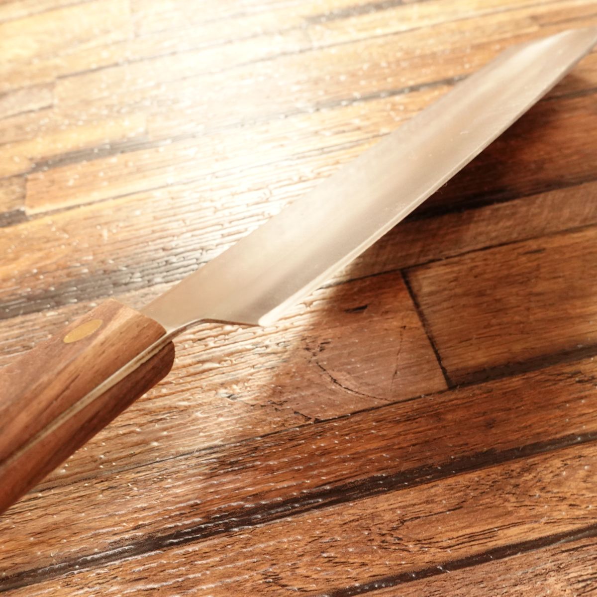 Ryuou Nakiri Knife, Sharpened, Warikomi, Steel Core, 160mm