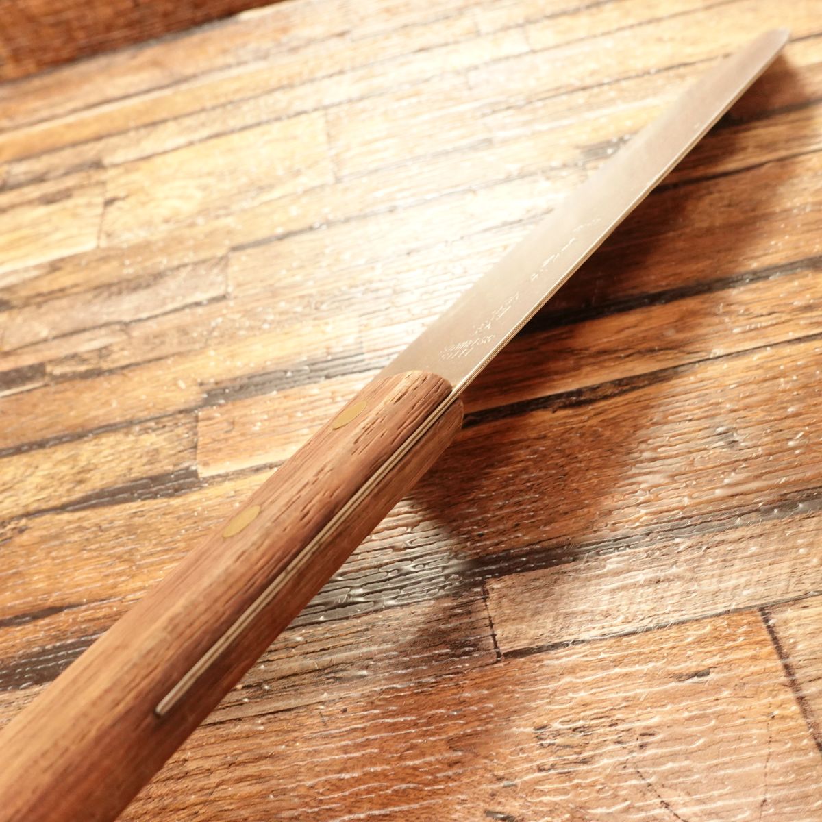 Chiyotakara Santoku Knife, Sharpened, All-Purpose Knife, Honwarikomi, Stainless Steel, 165mm