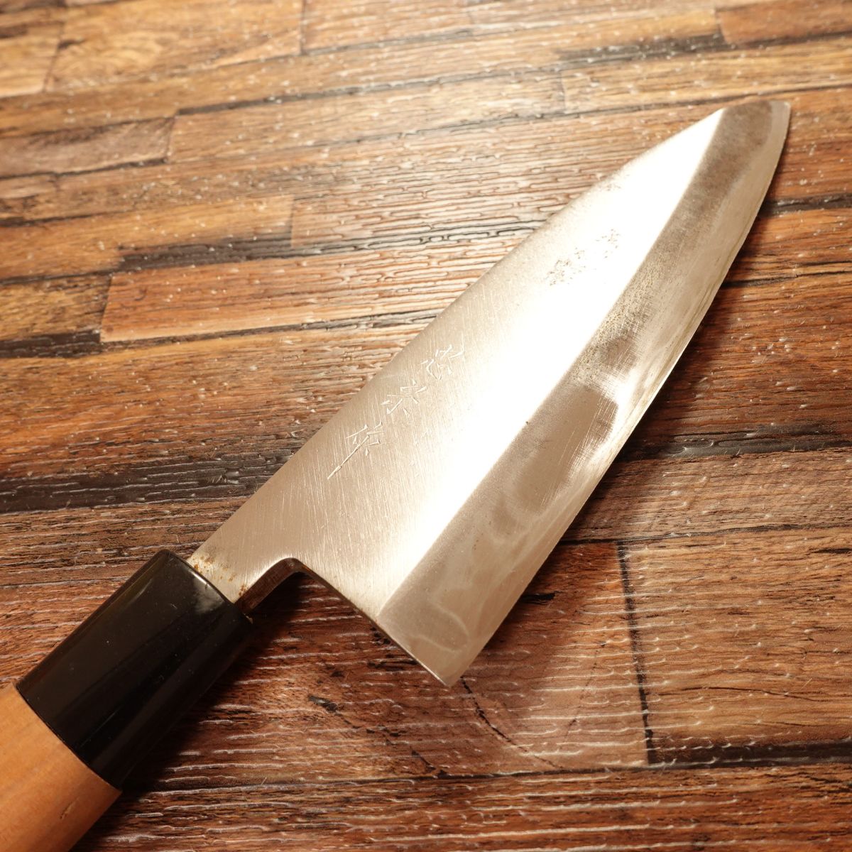 Tadamune Deba Knife, Sharpened, Hagane, Single Bevel, Special Steel, Tadamune Work, 155mm