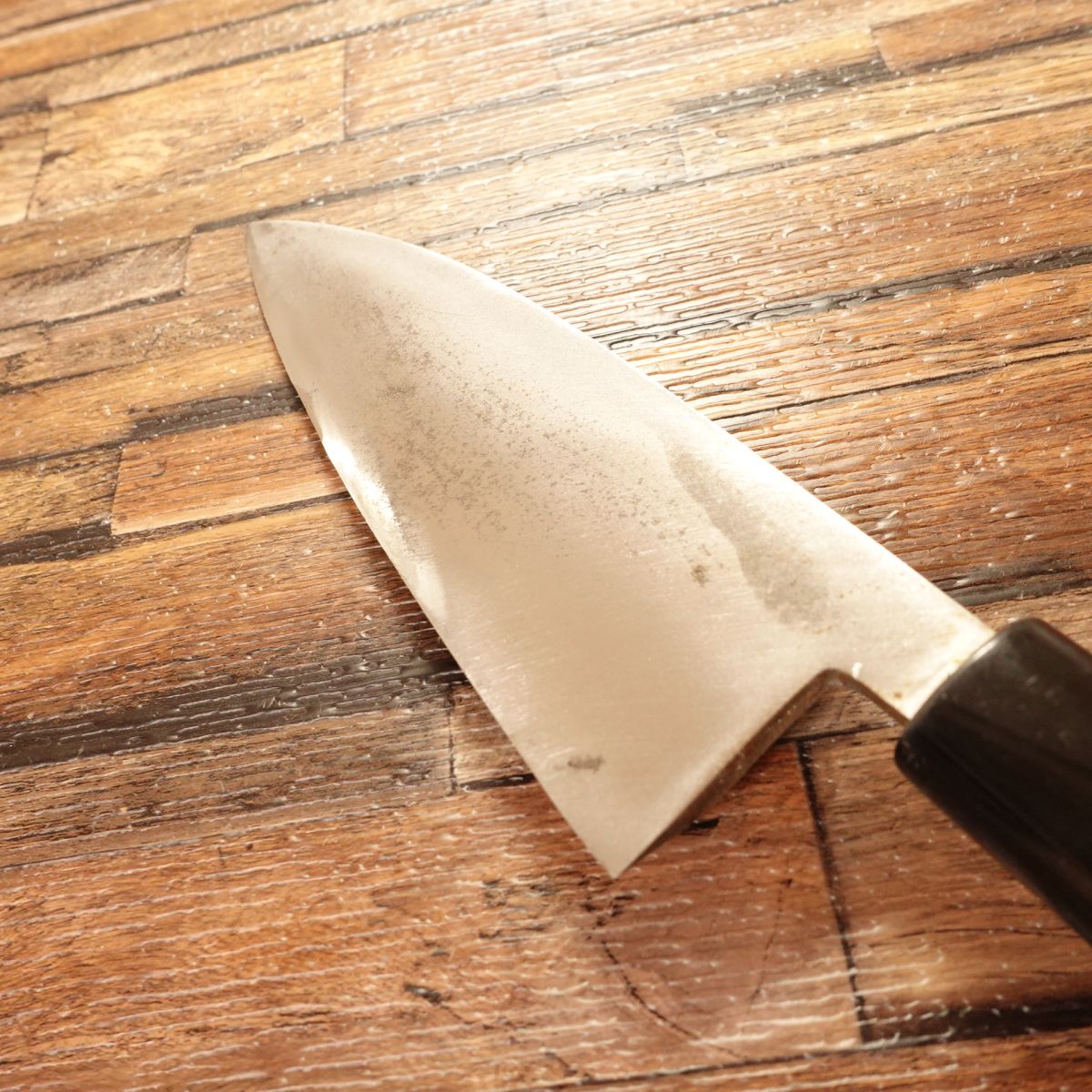 Tadamune Deba Knife, Sharpened, Hagane, Single Bevel, Special Steel, Tadamune Work, 155mm