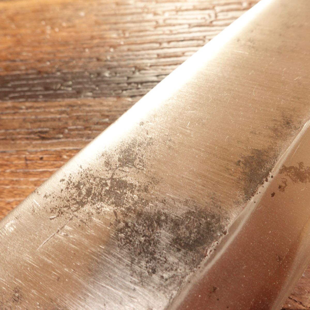 Yoshitomo Deba Knife, Sharpened, Hagane, Yoshitomo Work, 165mm