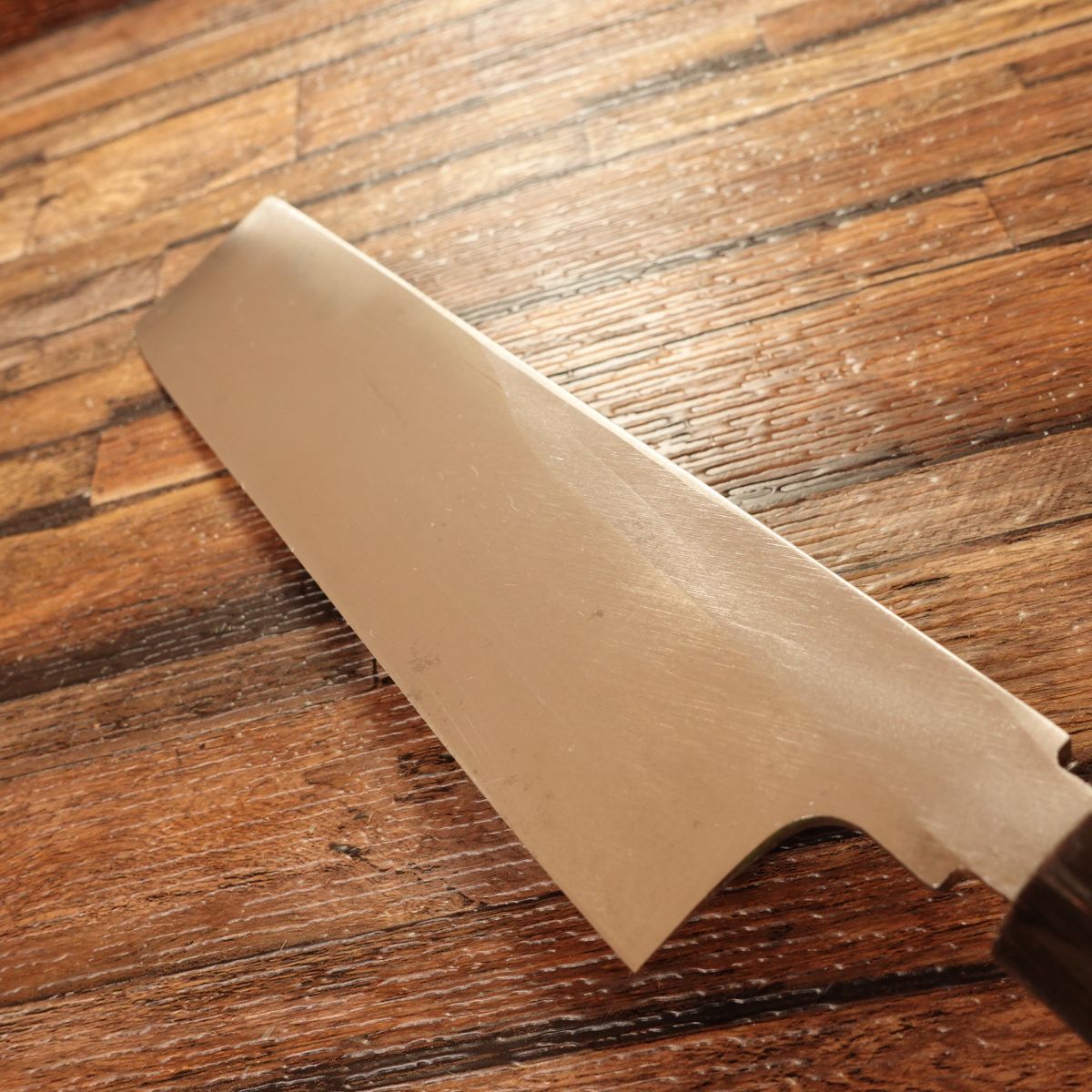 Kiya Usuba Knife, Sharpened, Water Buffalo Handle, Single Bevel, Vegetable Knife, Lightly Used, 200mm