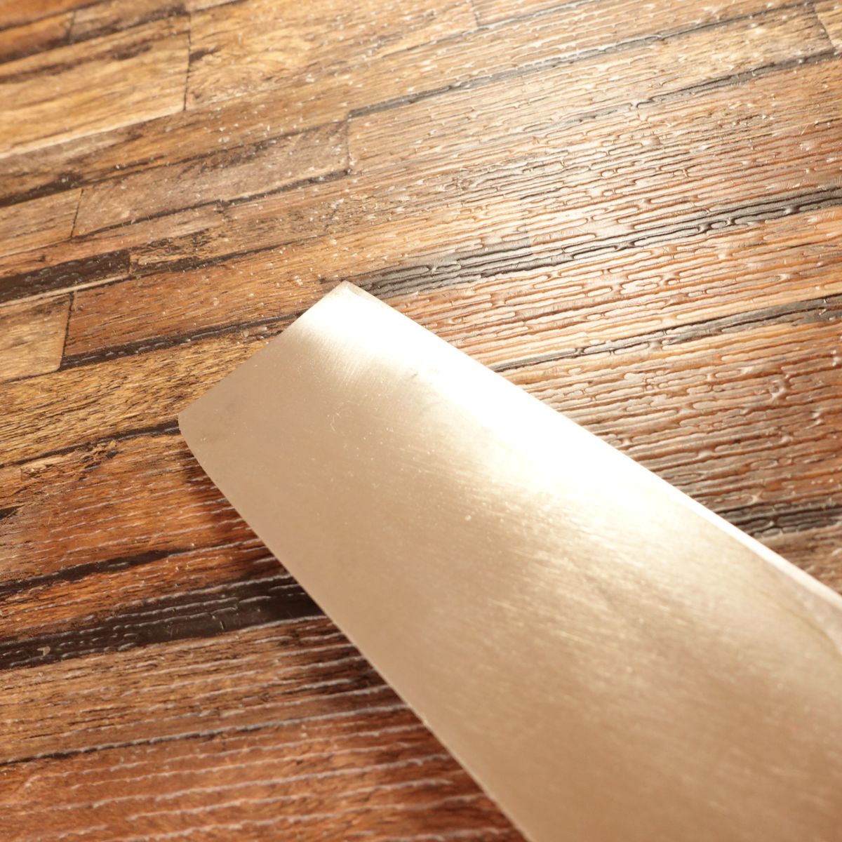 Kiya Usuba Knife, Sharpened, Water Buffalo Handle, Single Bevel, Vegetable Knife, Lightly Used, 200mm