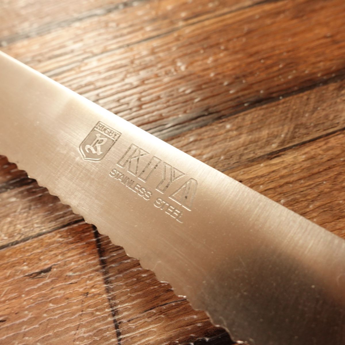 Kiya Bread Knife, Serrated, KIYA Rugby, Stainless Steel, 260mm