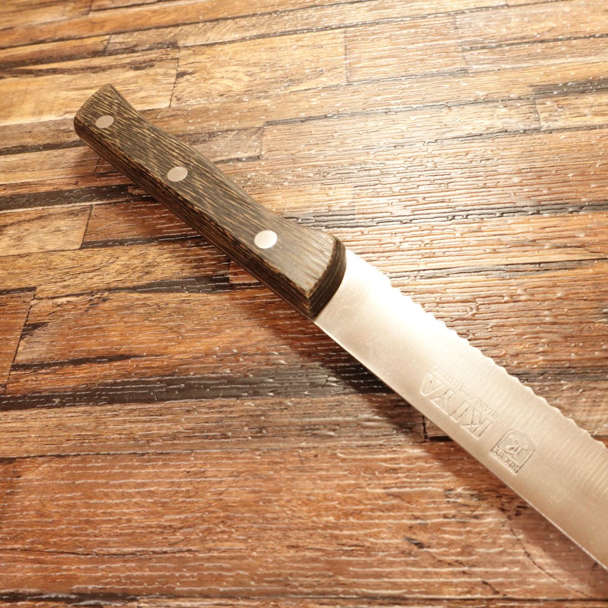 Kiya Bread Knife, Serrated, KIYA Rugby, Stainless Steel, 260mm