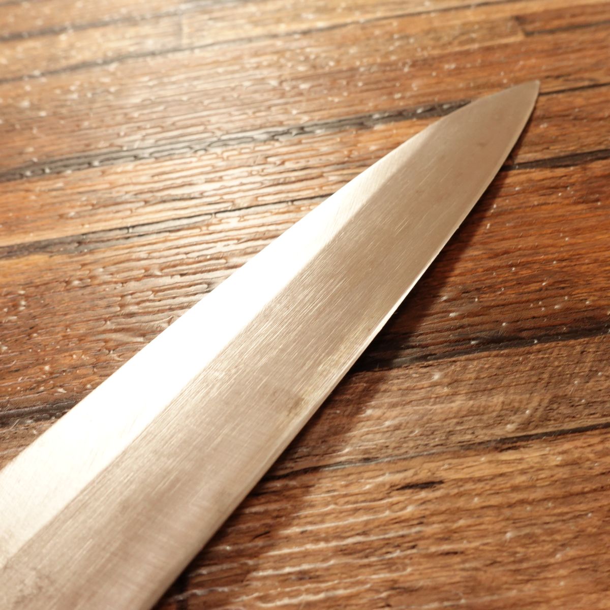 Hon Kaneya Yanagiba Knife, Sharpened, Sashimi Knife, Lightly Used, Tokkyu Grade, 240mm