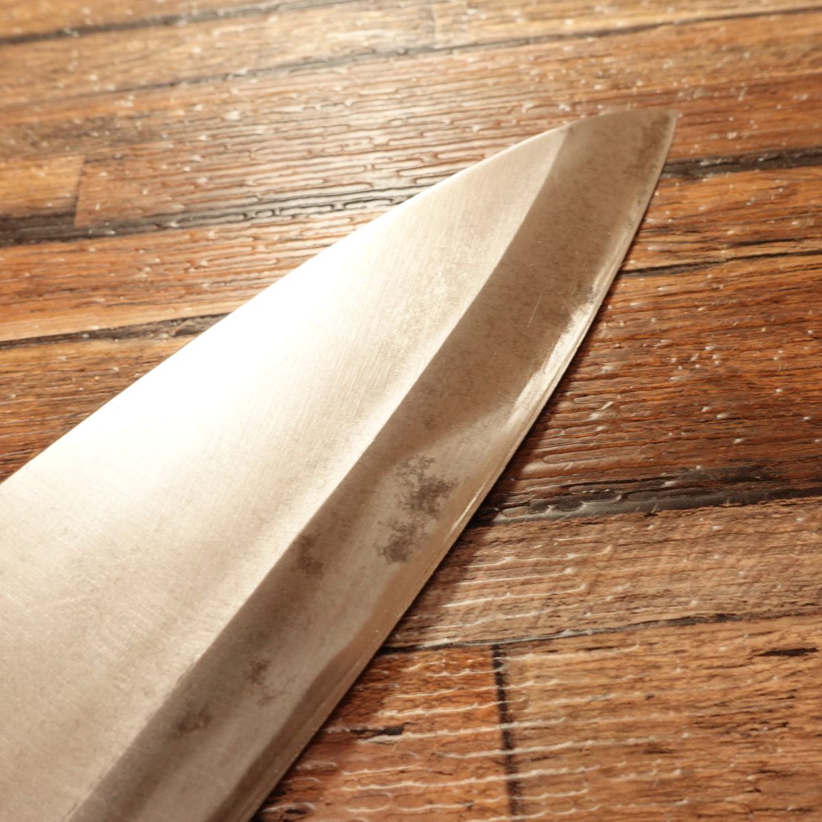 Kiya Deba Knife, Sharpened, Water Buffalo Handle, Hagane, Single Bevel, 190mm