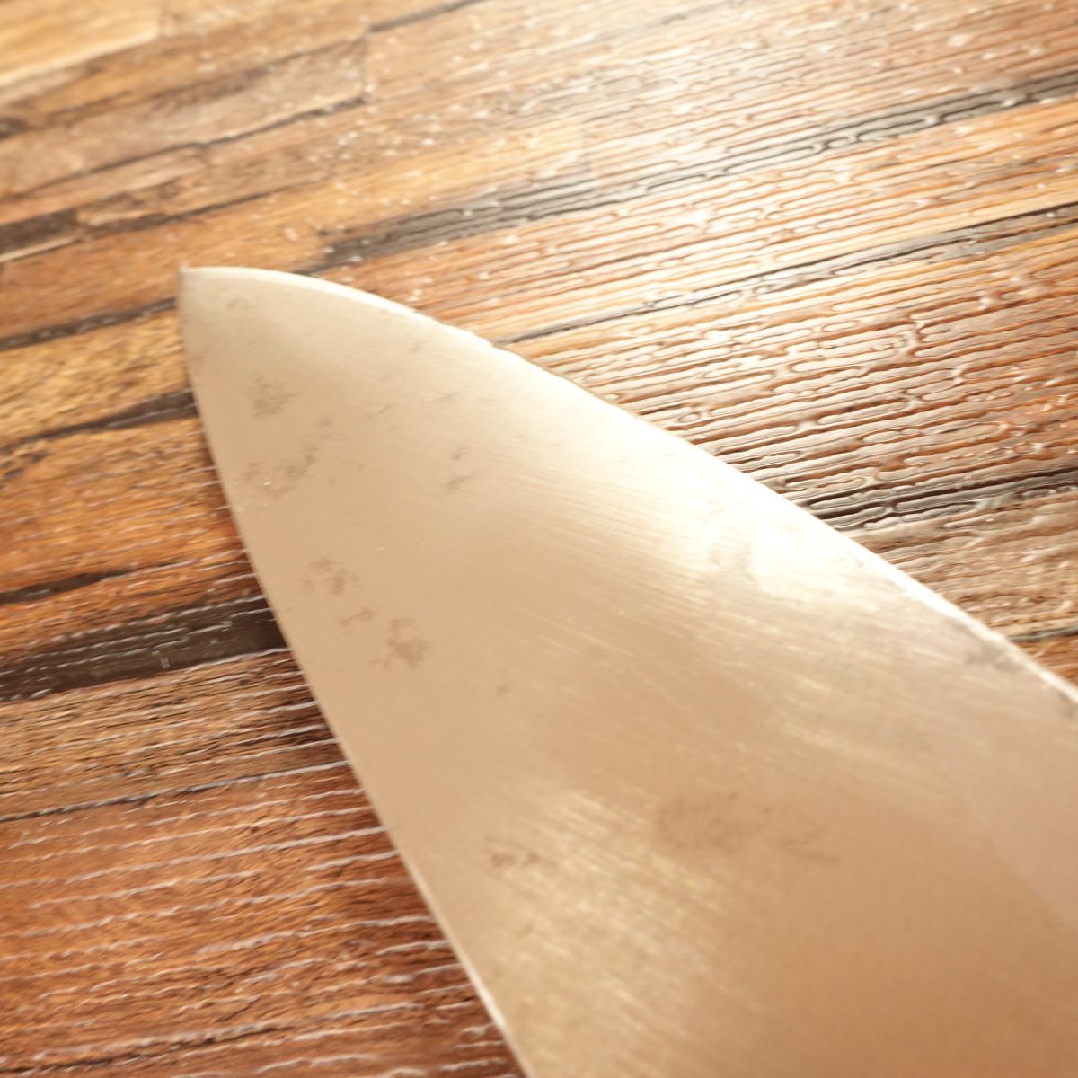 Kiya Deba Knife, Sharpened, Water Buffalo Handle, Hagane, Single Bevel, 190mm