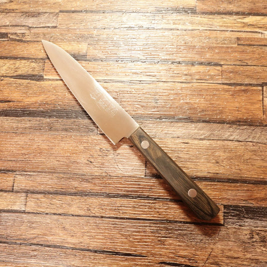 Kiya Petty Knife, Sharpened, KIYA Rugby Series, Fruit Knife, Detail Work, Stainless Steel, 130mm