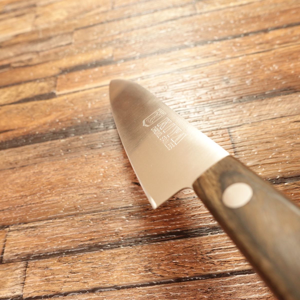 Kiya Petty Knife, Sharpened, KIYA Rugby Series, Fruit Knife, Detail Work, Stainless Steel, 130mm