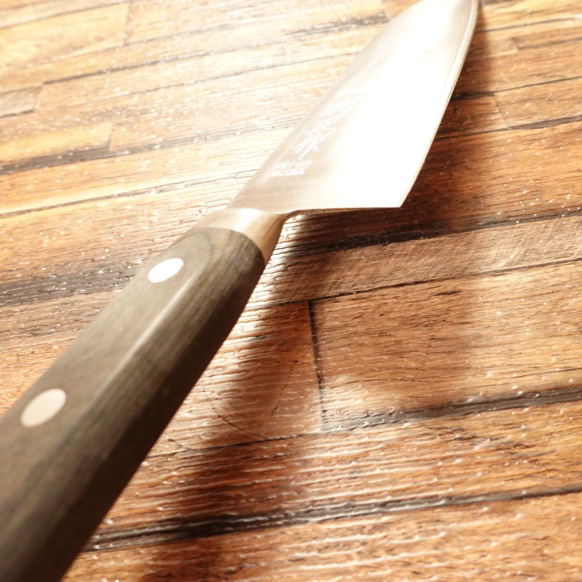 Sekimasa Santoku Knife, Sharpened, All-Purpose Knife, AH-65 Hon-Warigomi, Sekimasa-Made, 160mm