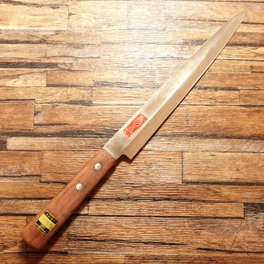 Seki Magoroku Yanagiba Knife, Sharpened, SEIYU KAI, Sashimi Knife, Stainless Steel, Handle Seal, 240mm