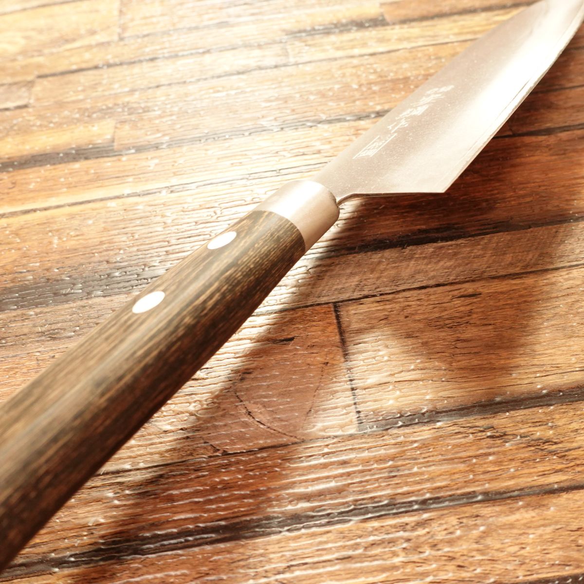 Yasutsuna Santoku Knife, Sharpened, Three-Layer Warikomi, Light Use, 165mm