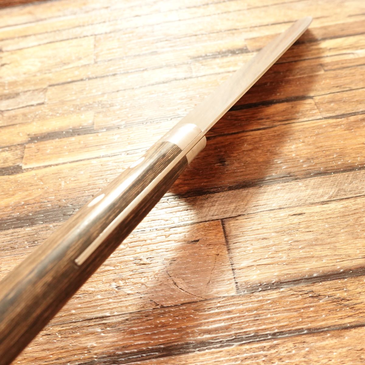 Yasutsuna Santoku Knife, Sharpened, Three-Layer Warikomi, Light Use, 165mm