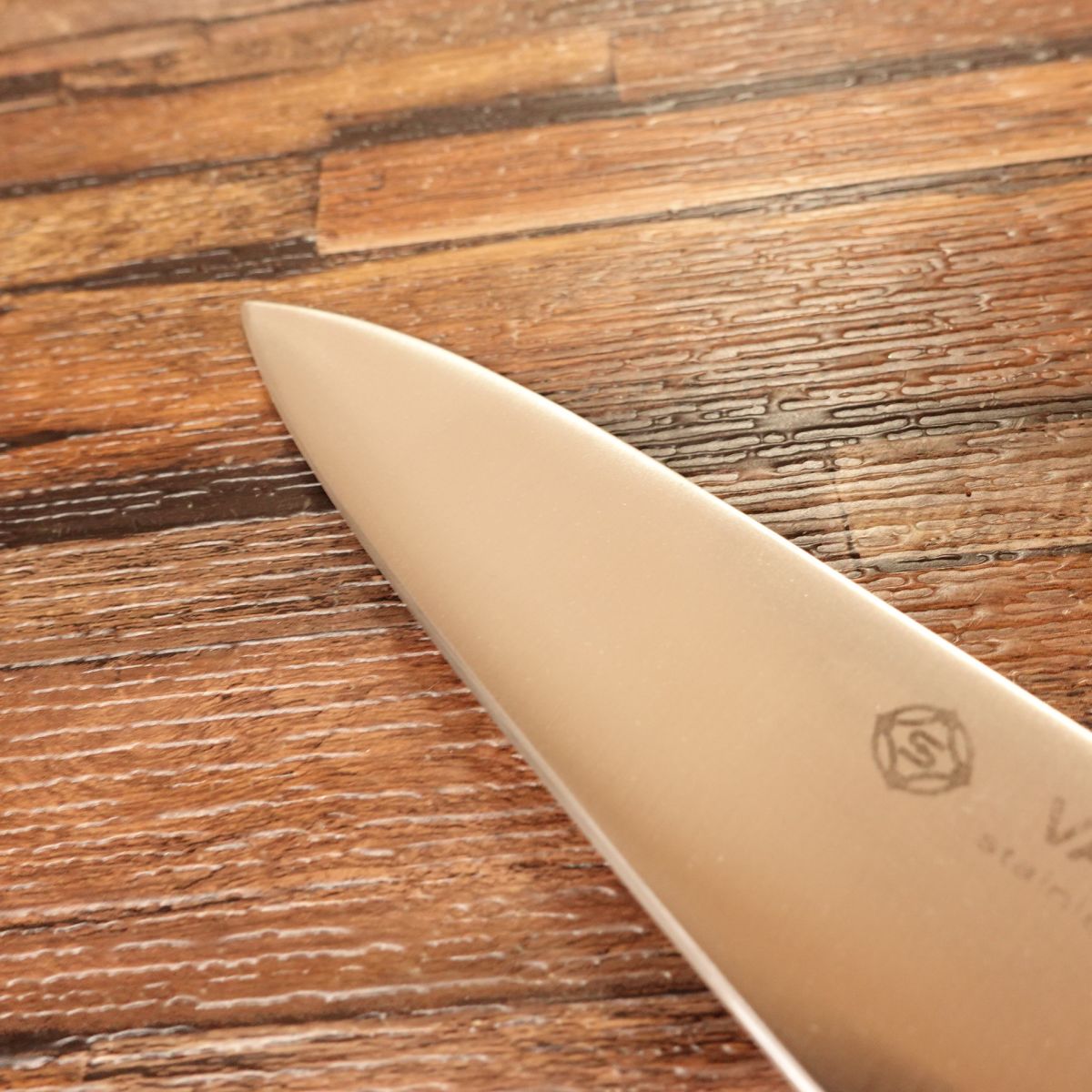 Ikkaku Gyuto Knife, Sharpened, Vanadium Stainless, SEKI, 180mm