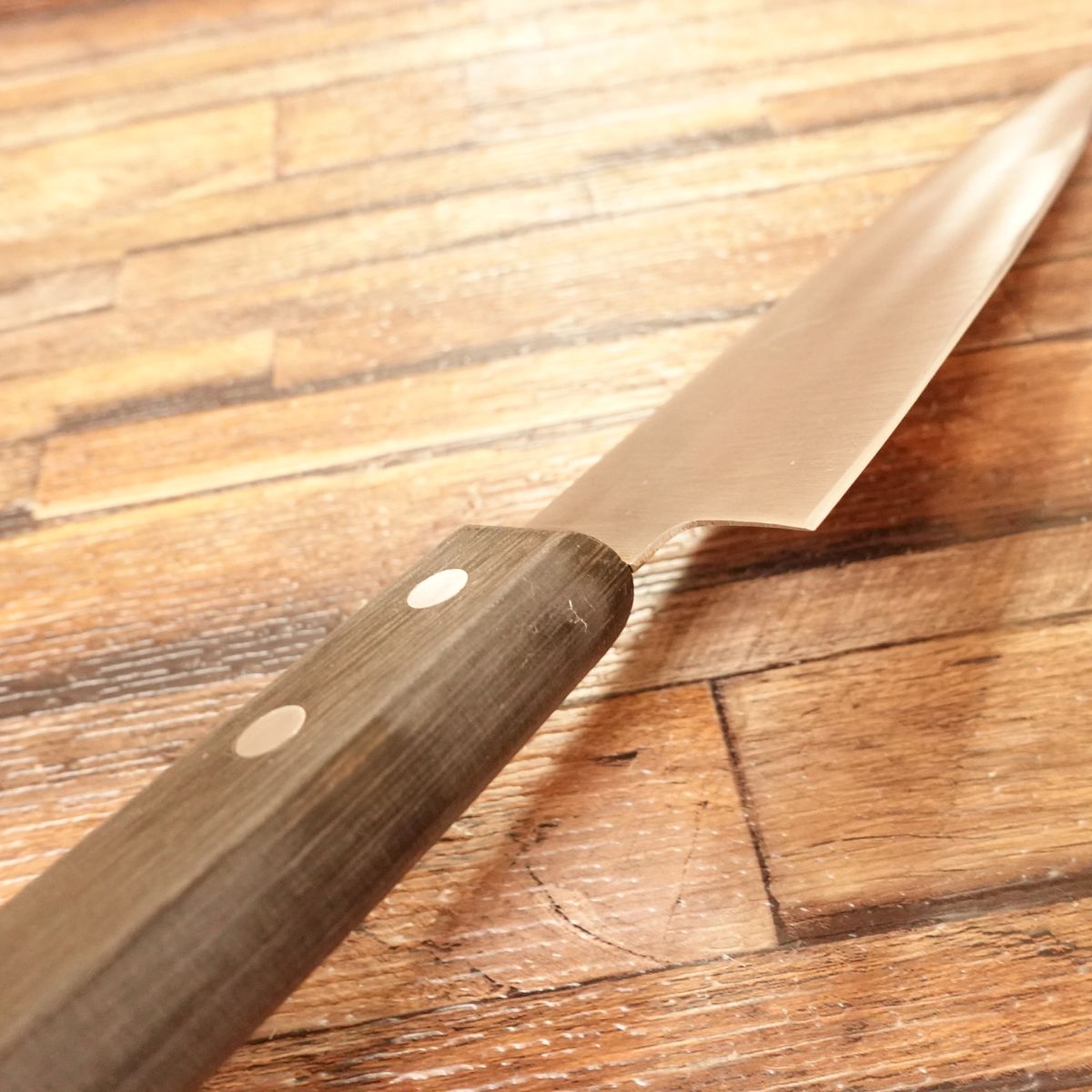 Ikkaku Gyuto Knife, Sharpened, Vanadium Stainless, SEKI, 180mm