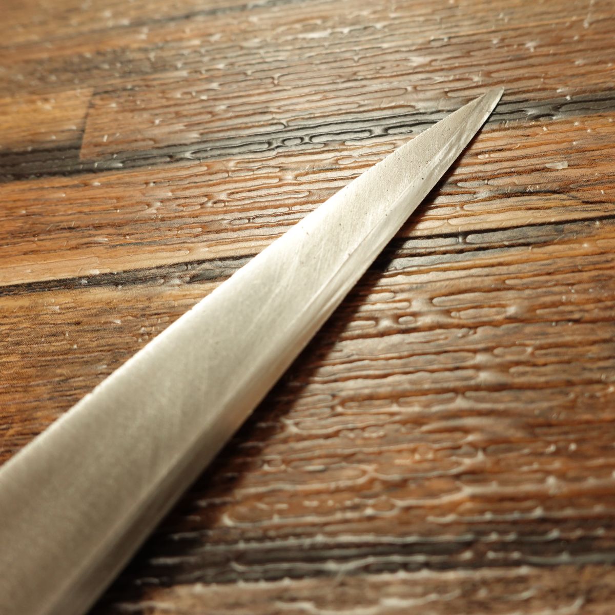 MISONO Petty Knife, Sharpened, Fruit Knife, Stainless Steel, Molybdenum Steel, Nearly Straight Edge, 140mm