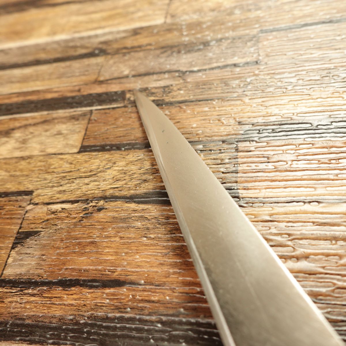 MISONO Petty Knife, Sharpened, Fruit Knife, Stainless Steel, Molybdenum Steel, Nearly Straight Edge, 140mm