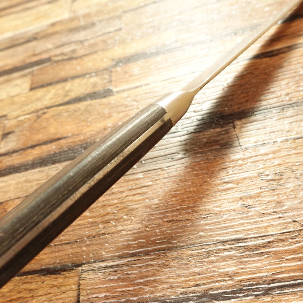 MISONO Petty Knife, Sharpened, Fruit Knife, Stainless Steel, Molybdenum Steel, Nearly Straight Edge, 140mm