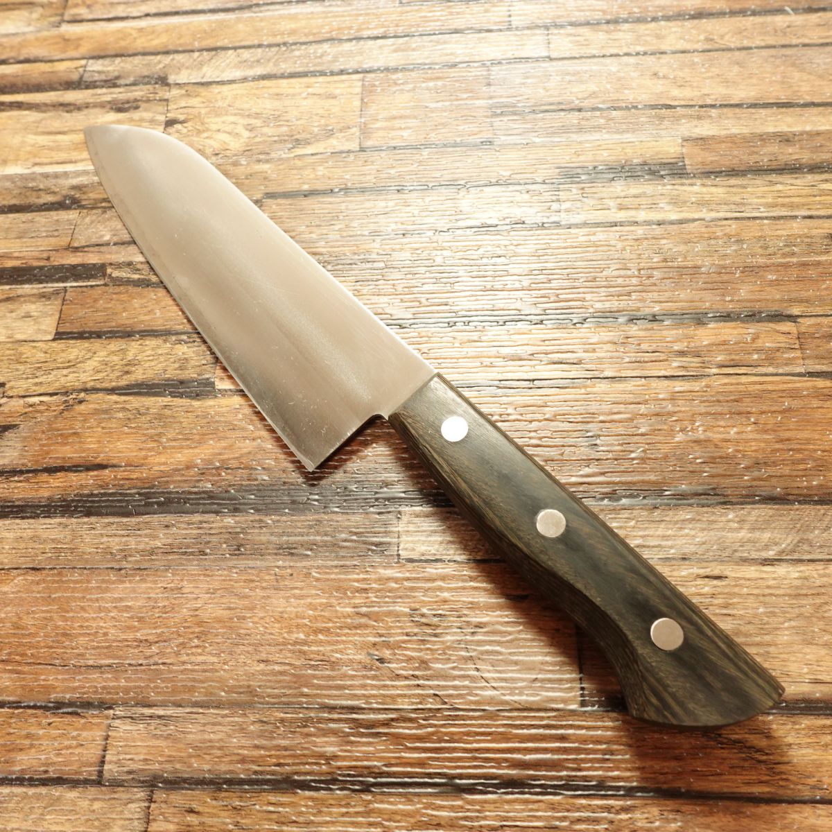 Kobai Santoku Knife, Sharpened, Warikomi Construction, All-Purpose Knife, 170mm