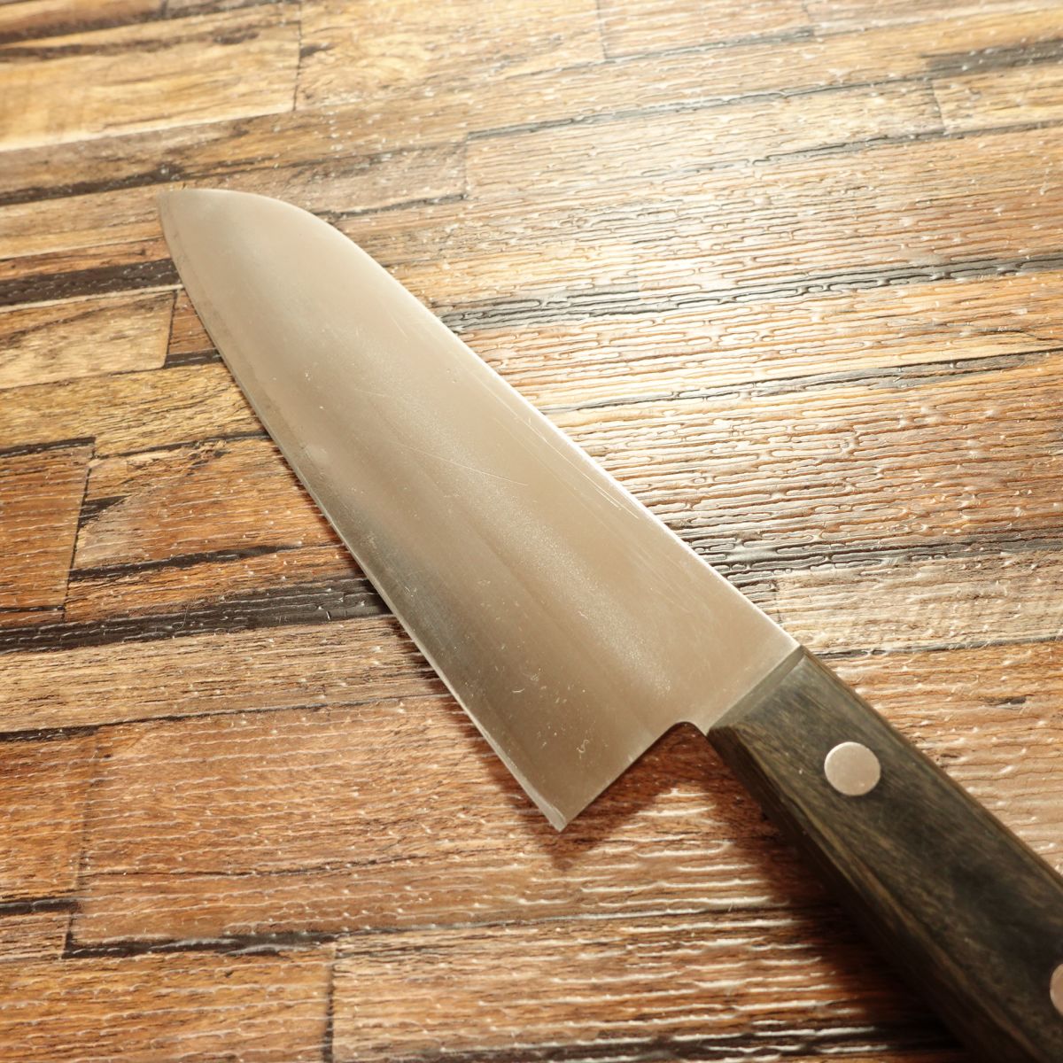 Kobai Santoku Knife, Sharpened, Warikomi Construction, All-Purpose Knife, 170mm