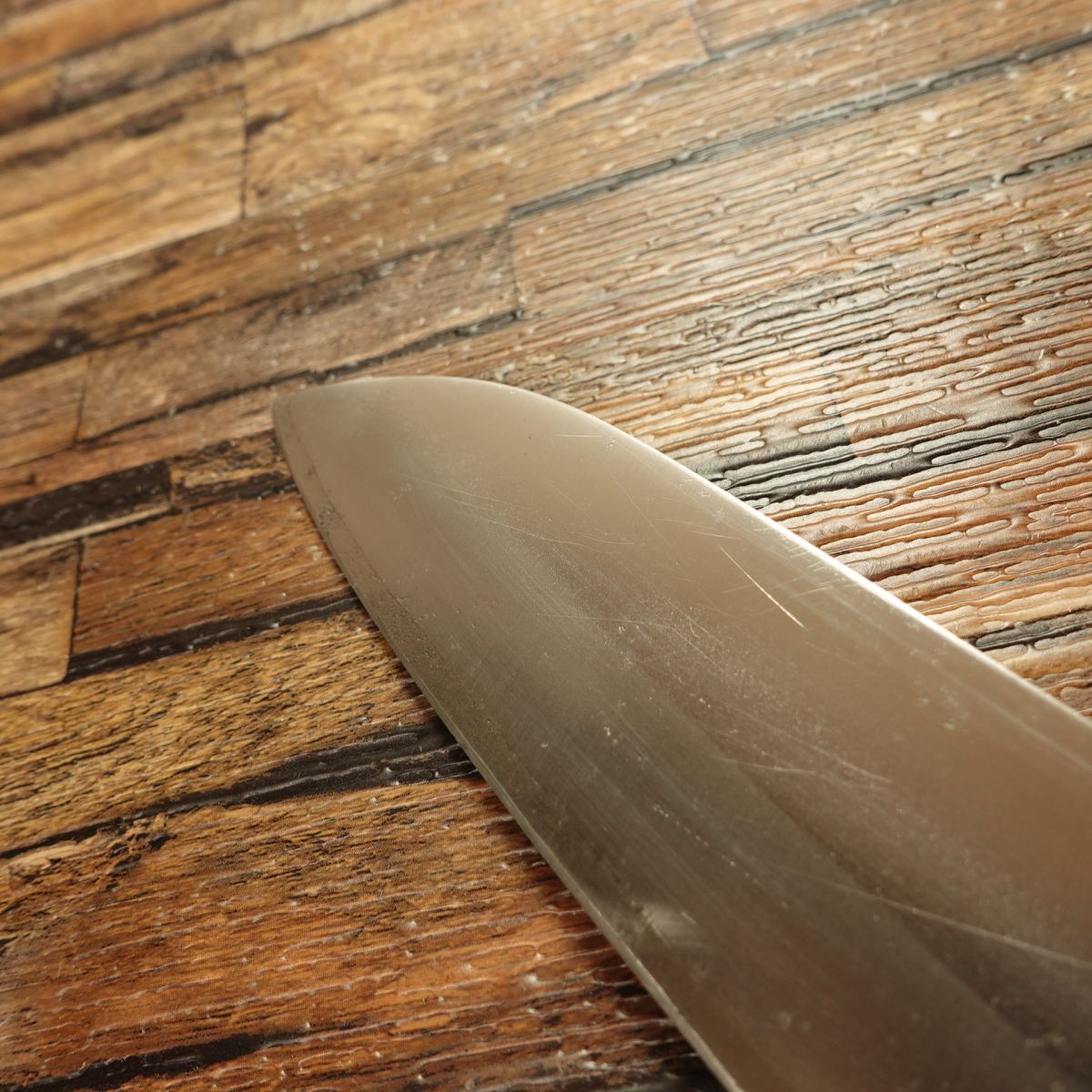 Kobai Santoku Knife, Sharpened, Warikomi Construction, All-Purpose Knife, 170mm