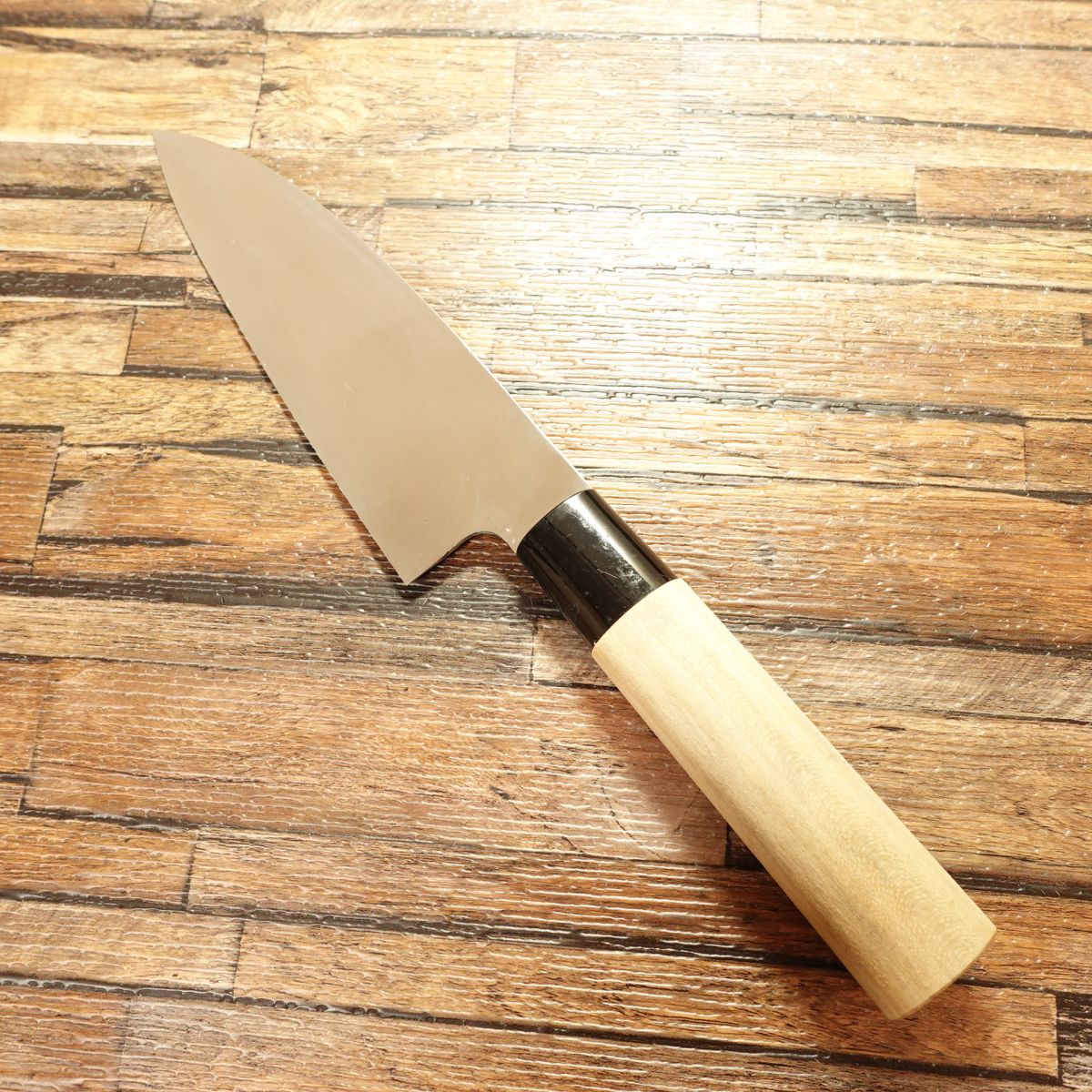 Noshu Masamune Deba Knife, Sharpened, Stainless Steel, Slim Double Bevel Deba, 155mm