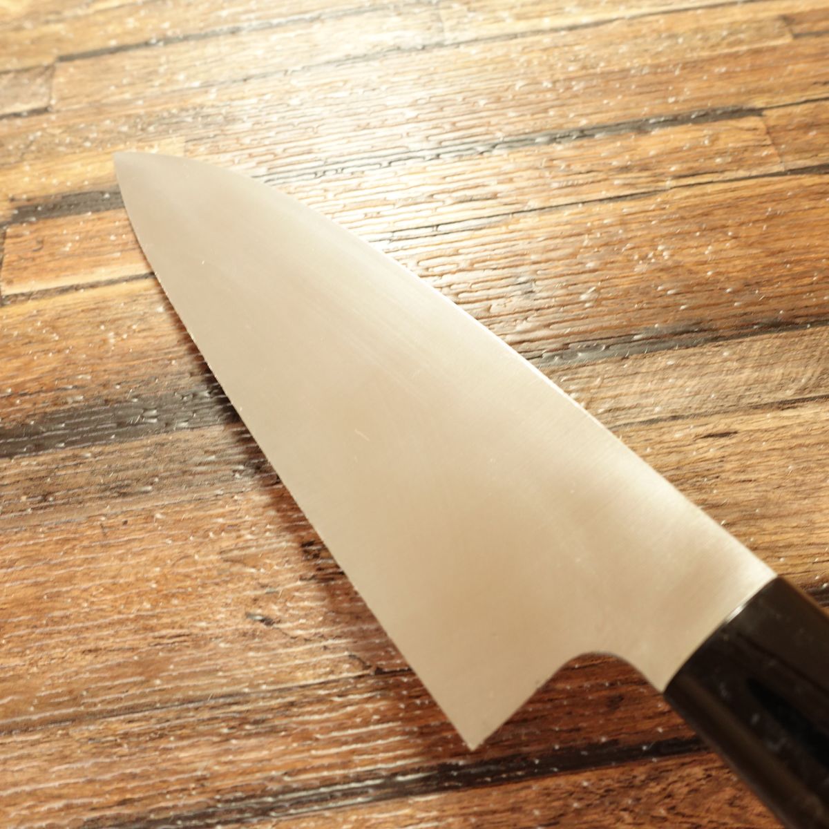 Noshu Masamune Deba Knife, Sharpened, Stainless Steel, Slim Double Bevel Deba, 155mm