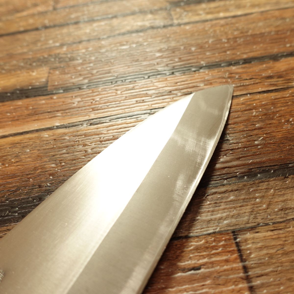 Noshu Masamune Deba Knife, Sharpened, Stainless Steel, Slim Double Bevel Deba, 155mm