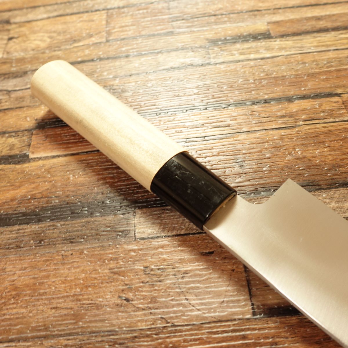 Noshu Masamune Deba Knife, Sharpened, Stainless Steel, Slim Double Bevel Deba, 155mm