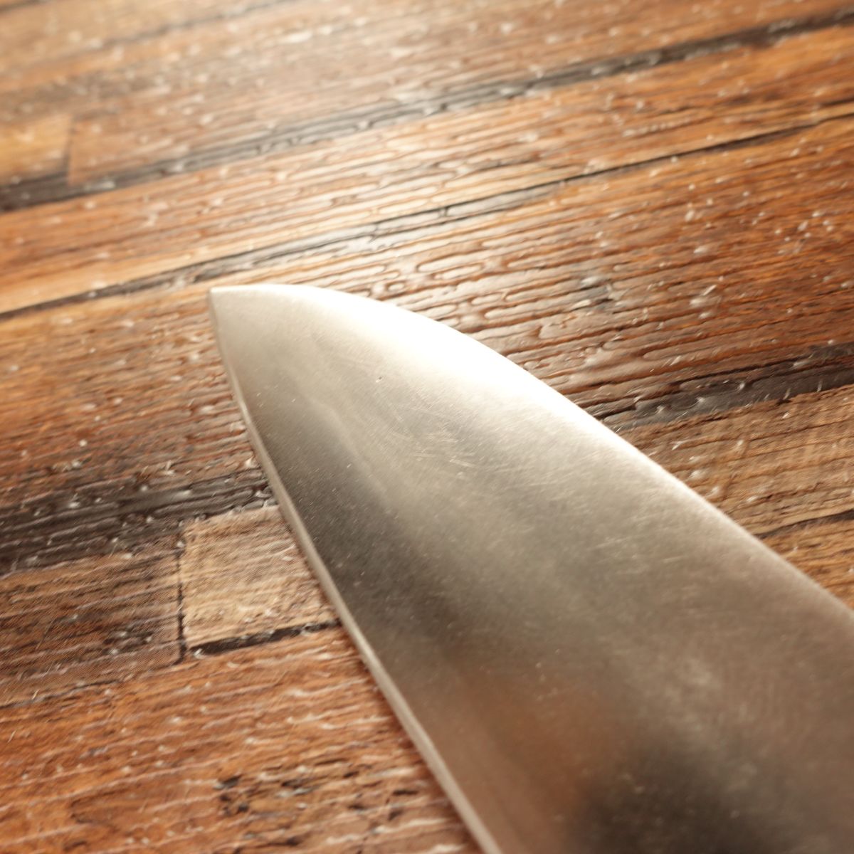Morihira Santoku Knife, Sharpened, Swedish Steel Core, 160mm