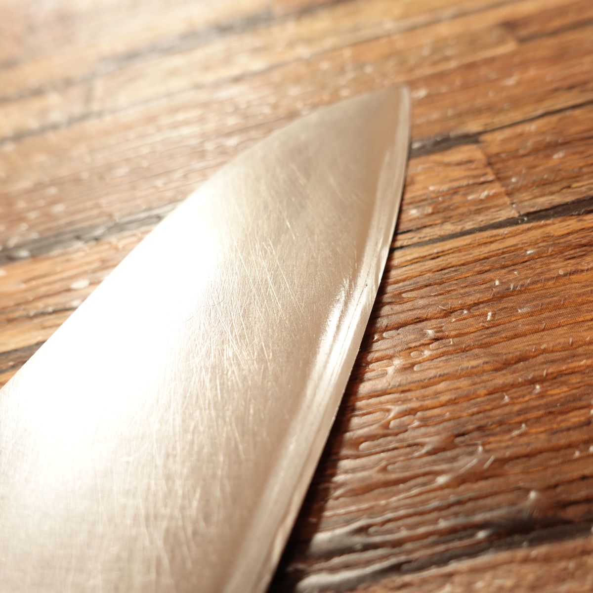 Morihira Santoku Knife, Sharpened, Swedish Steel Core, 160mm