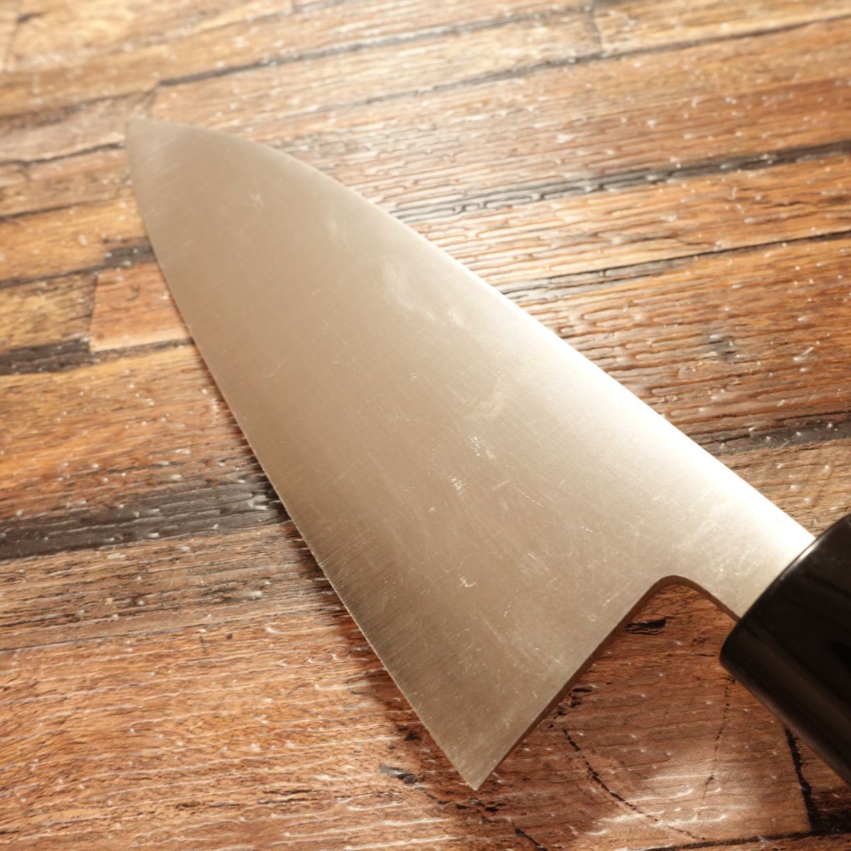 Sakai Takahide Ai-Deba Knife, Sharpened, Thin 4mm Deba Knife, Hagane Steel, Unused Stored Item, 155mm