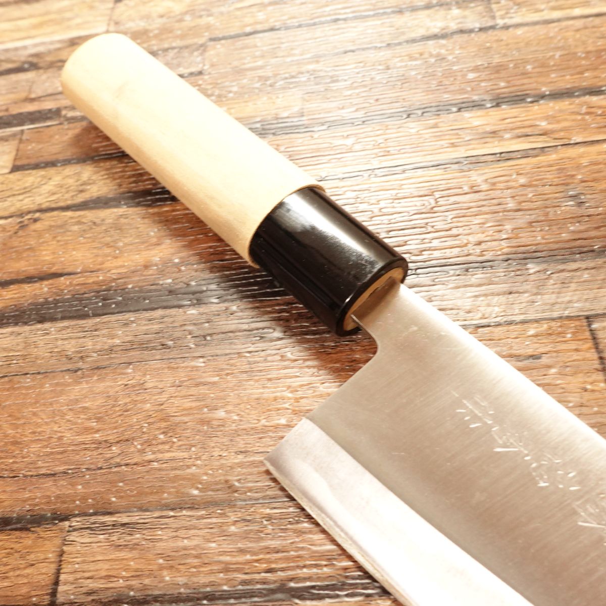 Sakai Takahide Ai-Deba Knife, Sharpened, Thin 4mm Deba Knife, Hagane Steel, Unused Stored Item, 155mm