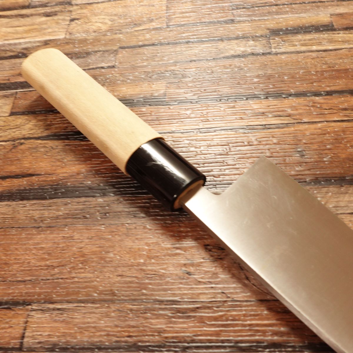 Sakai Takahide Ai-Deba Knife, Sharpened, Thin 4mm Deba Knife, Hagane Steel, Unused Stored Item, 155mm
