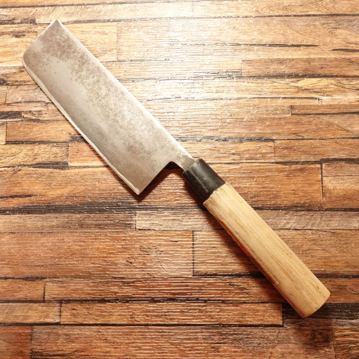 Tosa Special Nakiri Knife, Sharpened, Black-Forged, With Seal, 165mm