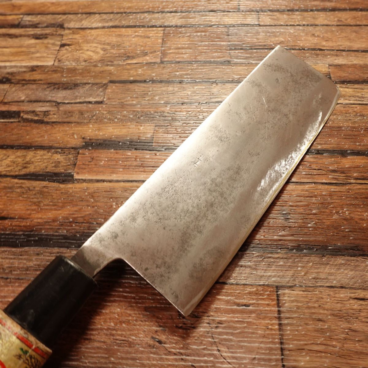 Tosa Special Nakiri Knife, Sharpened, Black-Forged, With Seal, 165mm