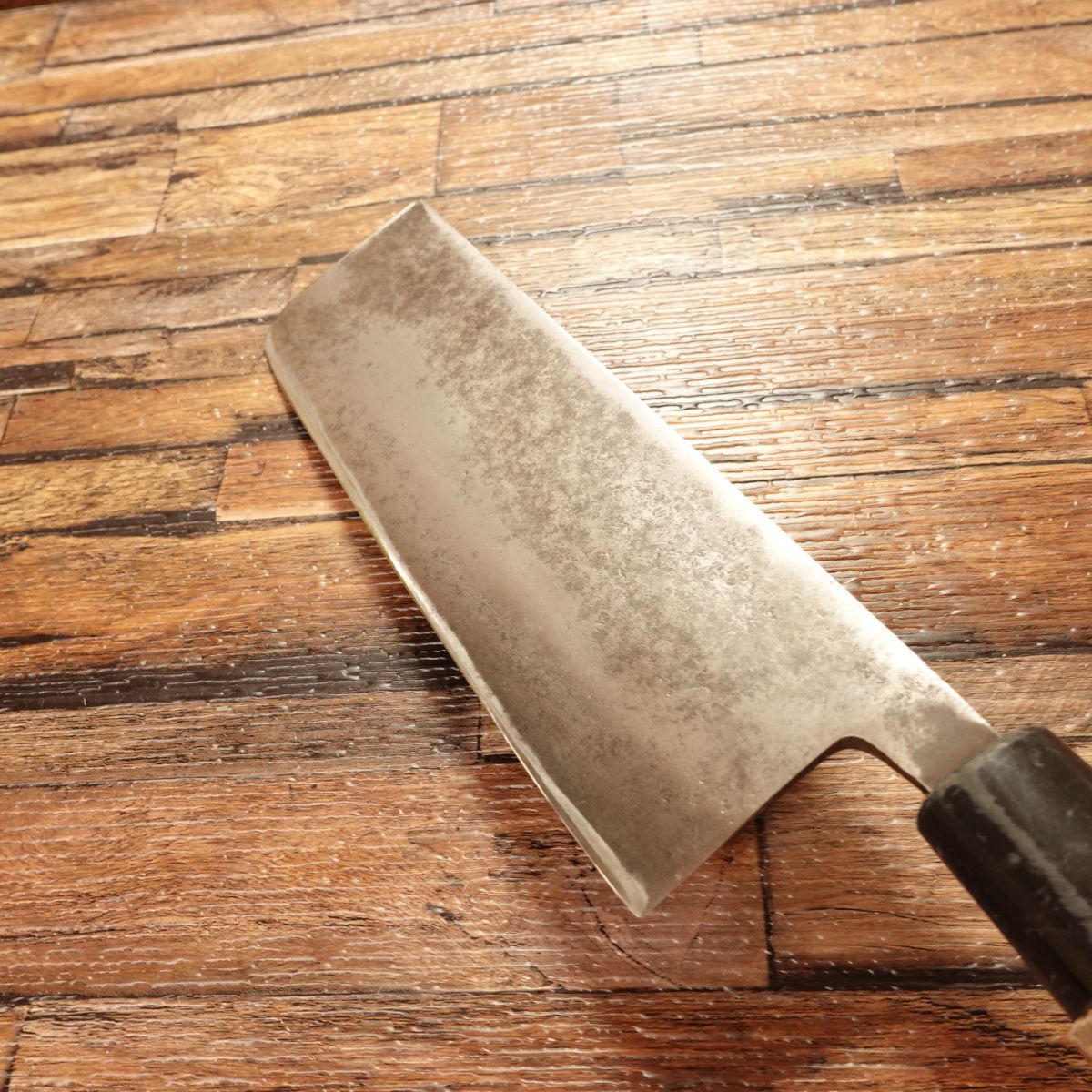 Tosa Special Nakiri Knife, Sharpened, Black-Forged, With Seal, 165mm