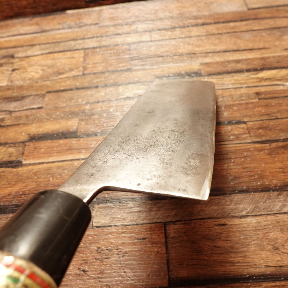 Tosa Special Nakiri Knife, Sharpened, Black-Forged, With Seal, 165mm