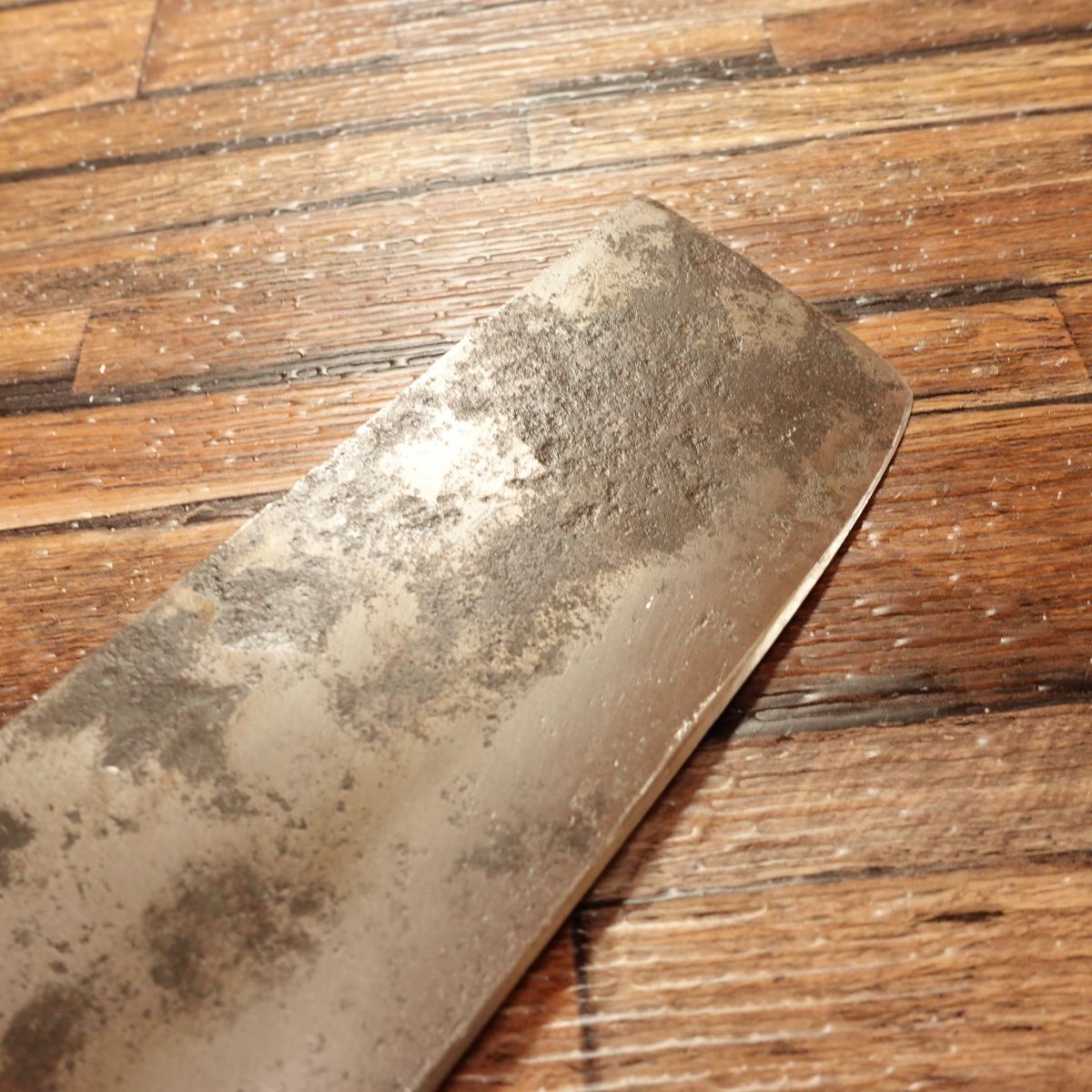 Tosa Yamamasa Nakiri Knife, Sharpened, Aogami Steel, Black-Forged, Special Forging, 170mm