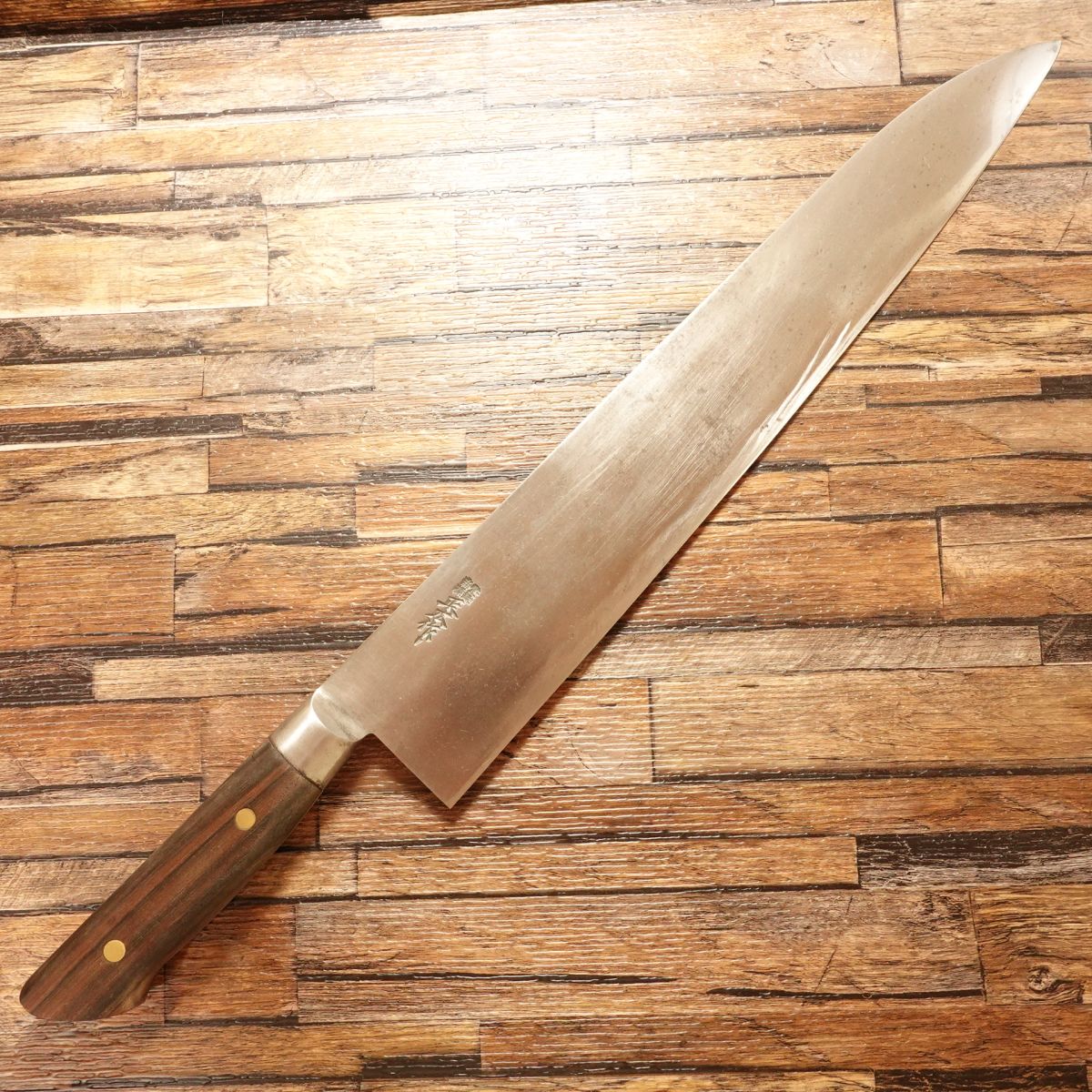Masahiro Gyuto Knife, Sharpened, Chef’s Knife, Large Size, Nihonko Carbon Steel, 365mm