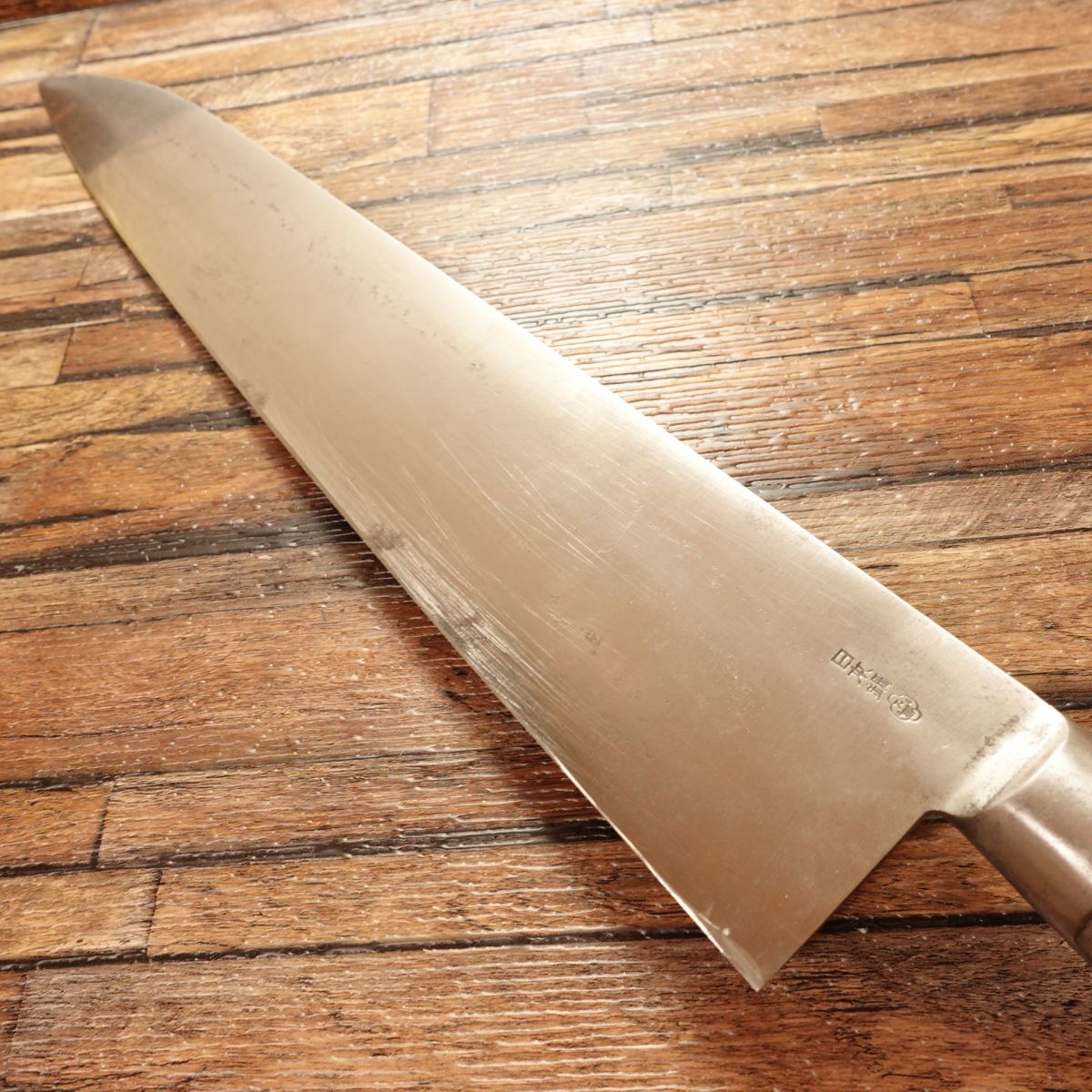 Masahiro Gyuto Knife, Sharpened, Chef’s Knife, Large Size, Nihonko Carbon Steel, 365mm