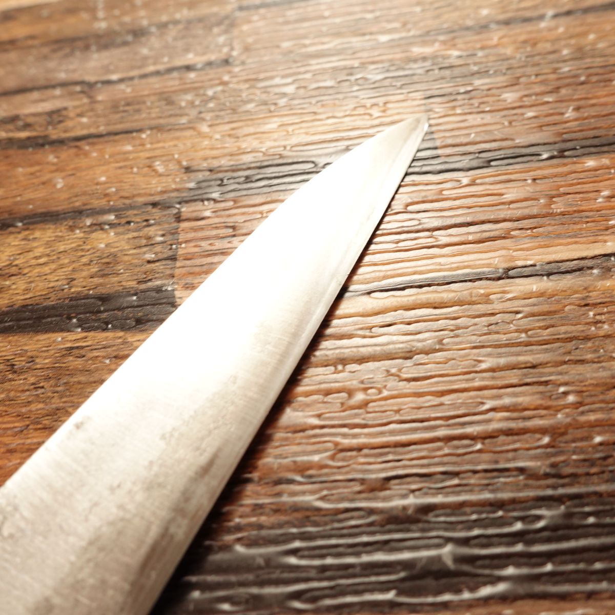 Minamoto Kiyotaka Petty Knife, Sharpened, Fruit Knife, Hagane Steel, Decorative Cutting, 140mm