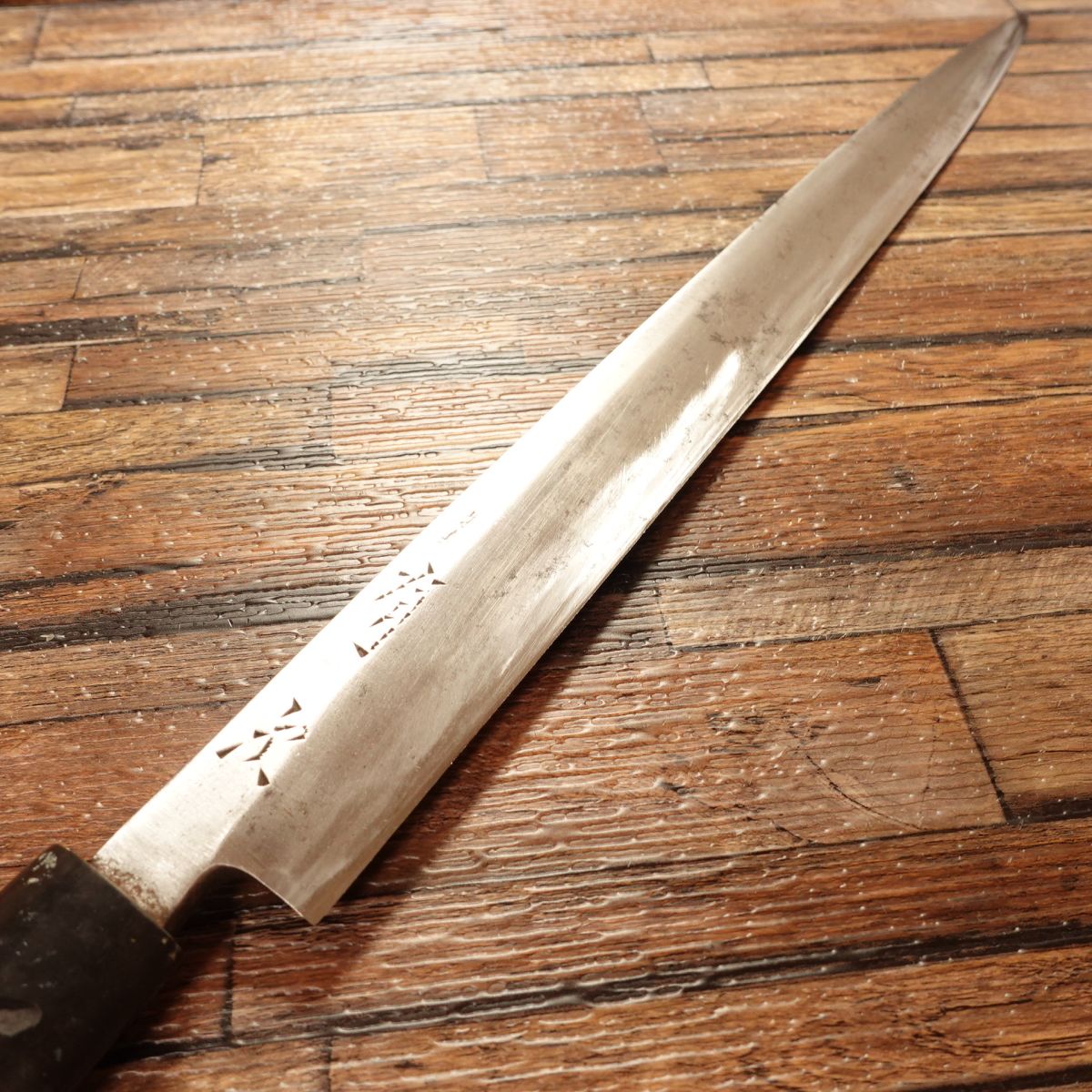 Aritsugu Yanagiba Knife, Sharpened, Water Buffalo Handle, Sashimi Knife, Special Edition, Extra Long, Well-Maintained, 350mm