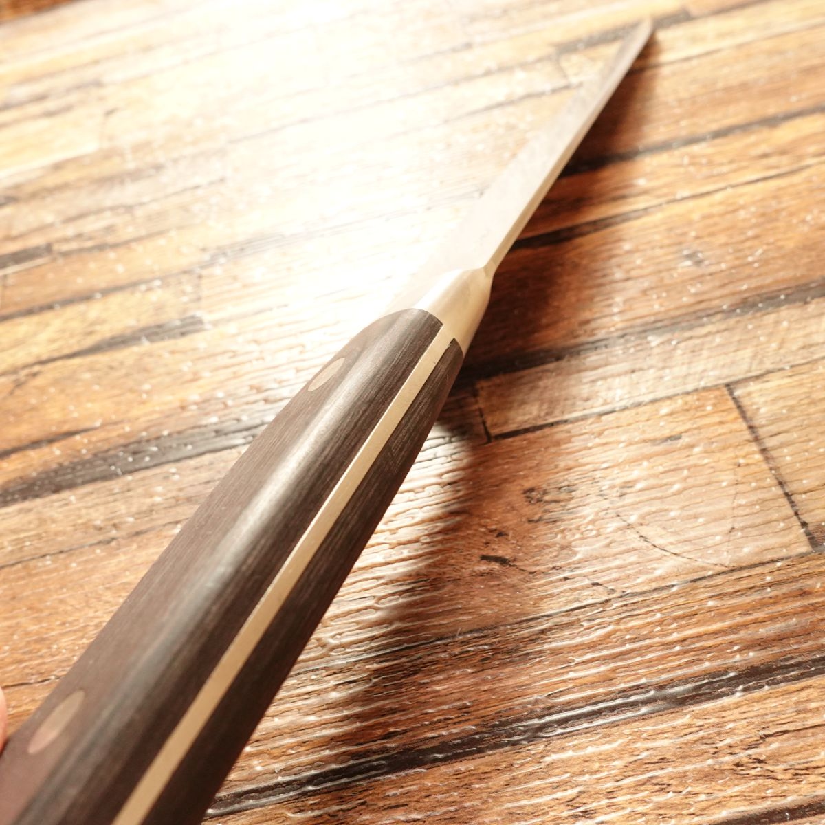 Sakai Ichimonji Mitsuhide Honesuki Knife, Sharpened, Special Steel, Semi-Stainless, Rust-Resistant, Garasuki, Nearly Unused, 145mm