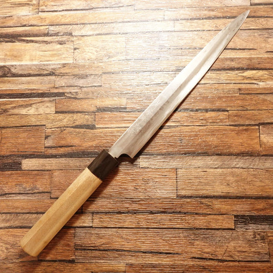 Sakai Takayuki Yanagiba Knife, Sharpened, Water Buffalo Handle, Sashimi Knife, Superior Work, 270mm