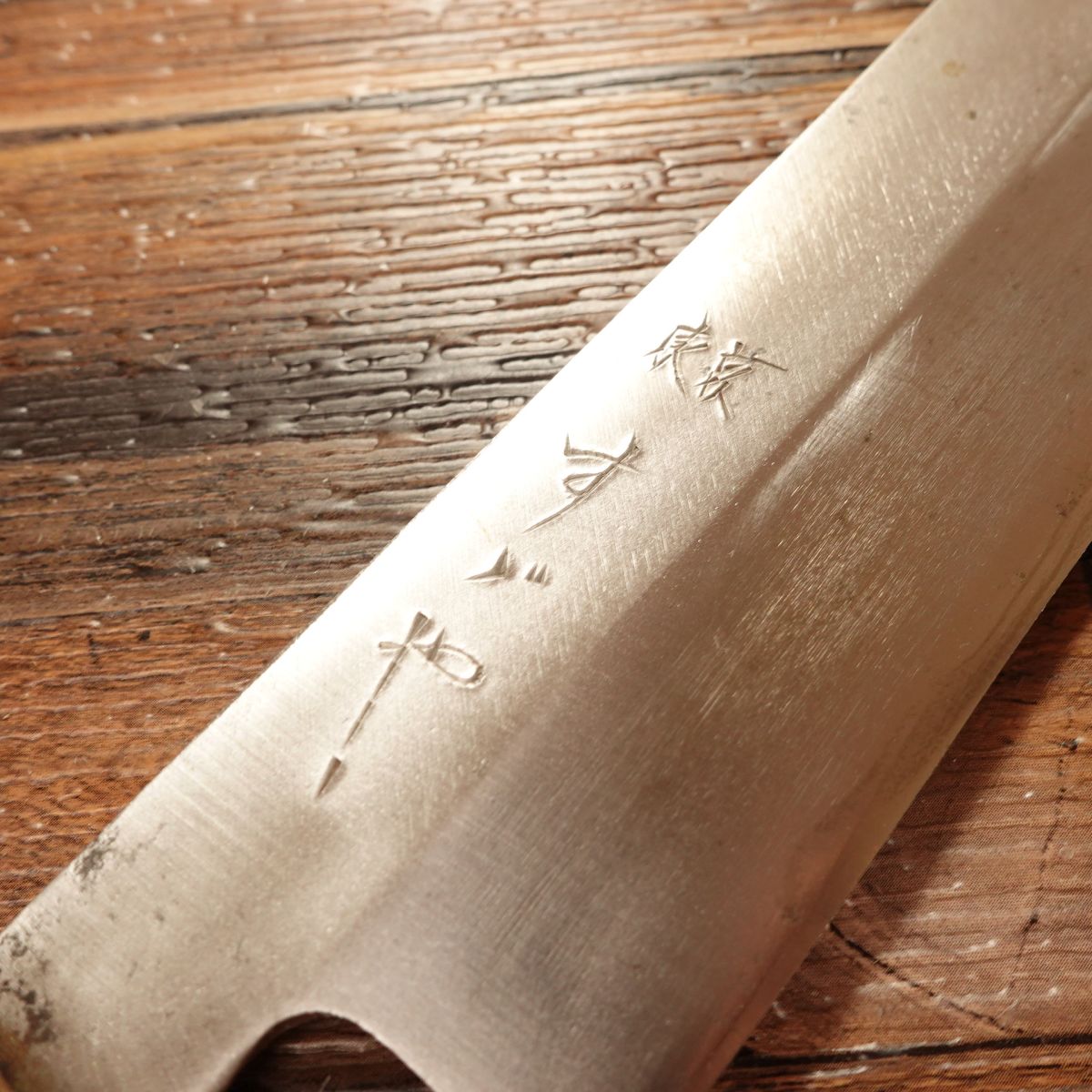 Suzuya Usuba Knife, Sharpened, Tokyo Suzuya, Water Buffalo Handle, Single-Bevel, Nakiri, 165mm