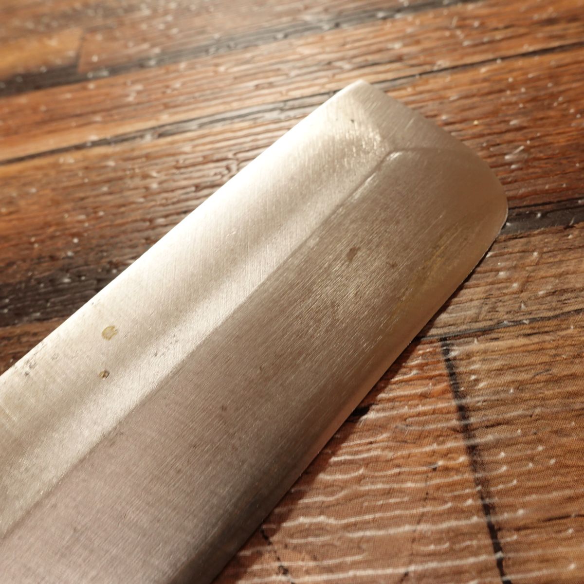 Suzuya Usuba Knife, Sharpened, Tokyo Suzuya, Water Buffalo Handle, Single-Bevel, Nakiri, 165mm