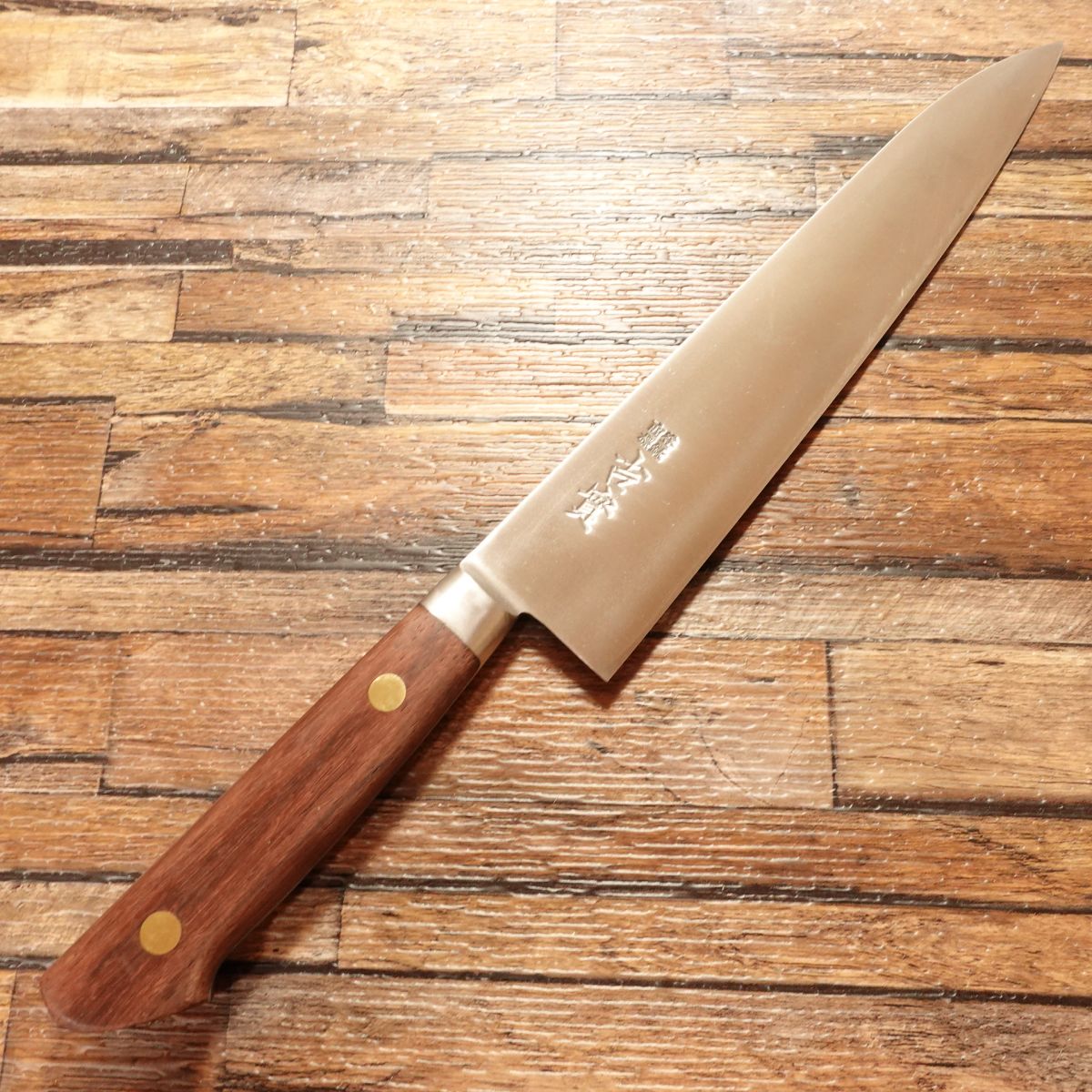 Yoshizane Gyuto Knife, Sharpened, All-Purpose Chef's Knife, Japanese Steel, Inscribed "吉実" (Yoshizane), 210mm